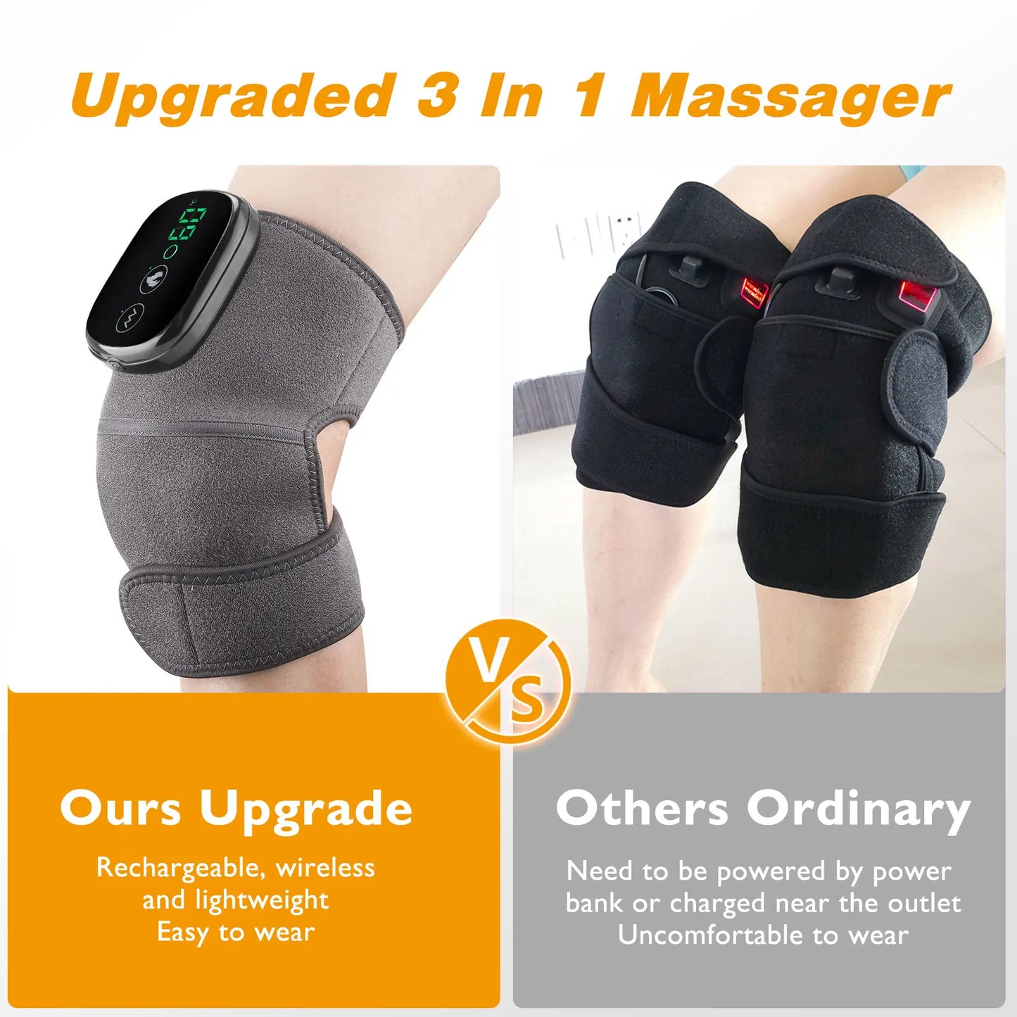 Electric Heating Shoulder Brace, LED Display, Vibration Shoulder Massage, Muscle Relaxation