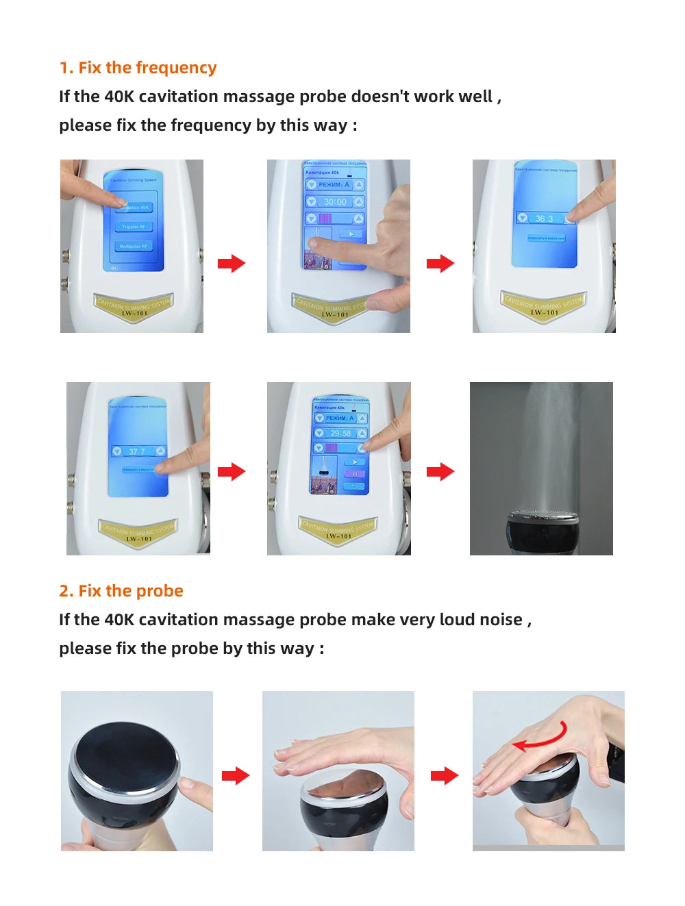 Beauty Body Slimming Massager, Cavitation Machine, Multi-Functional Device, Face Body Tightening, Lifting Spa Skincare Tool