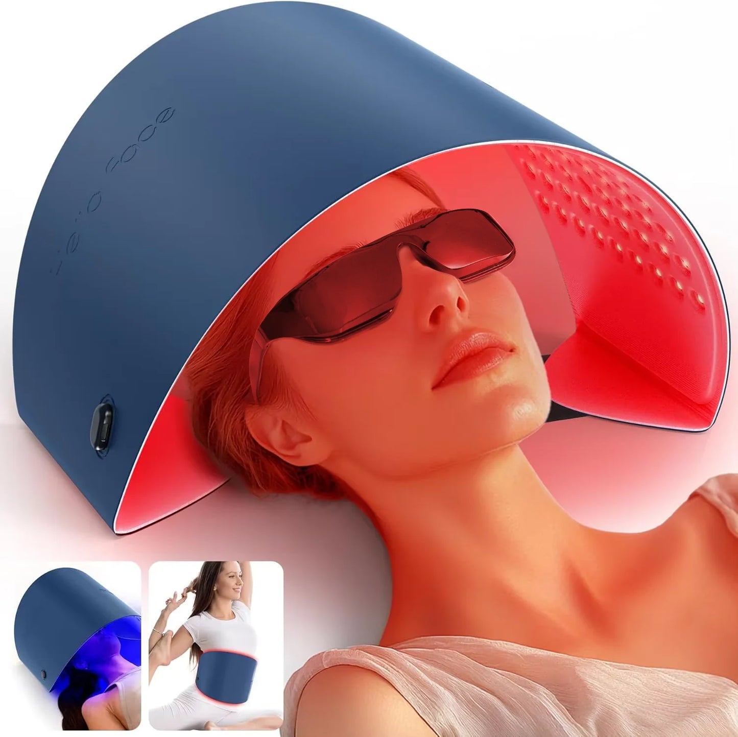 Face Red Light Therapy, Mask for Face Neck and Body "30.8 x 11.8" Large 720 Chips