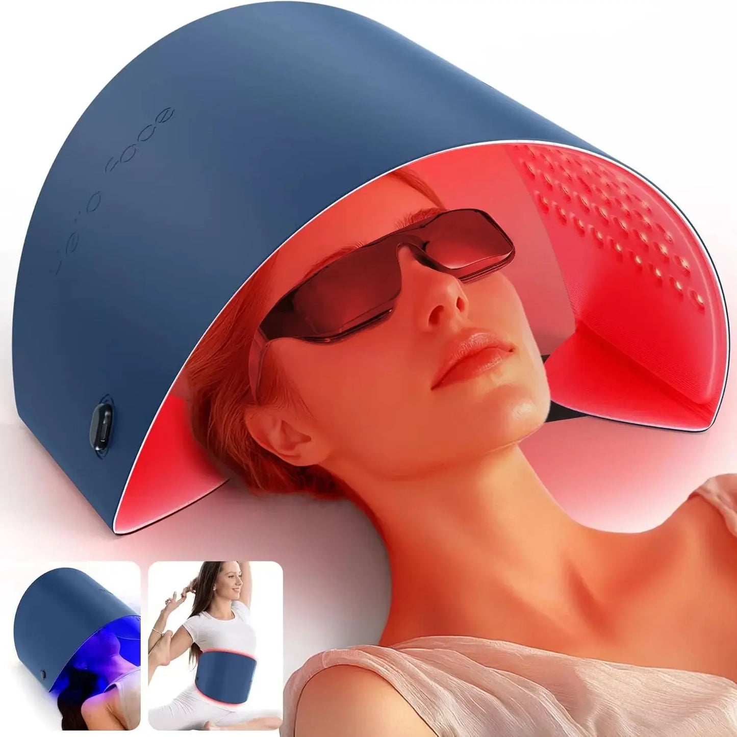 Face Red Light Therapy, Mask for Face Neck and Body "30.8 x 11.8" Large 720 Chips