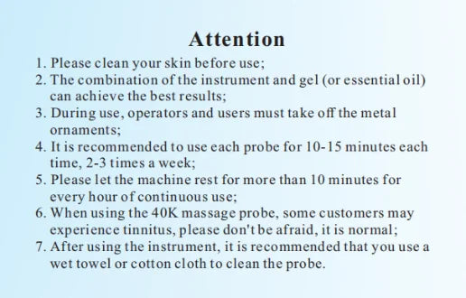 Beauty Body Slimming Massager, Cavitation Machine, Multi-Functional Device, Face Body Tightening, Lifting Spa Skincare Tool