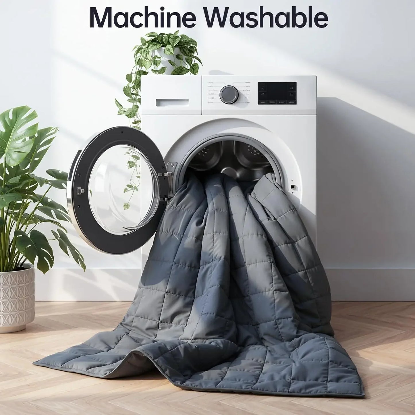 Weighted Blanket for Adults, 20lbs Queen Size, Heavy Cooling Blanket
