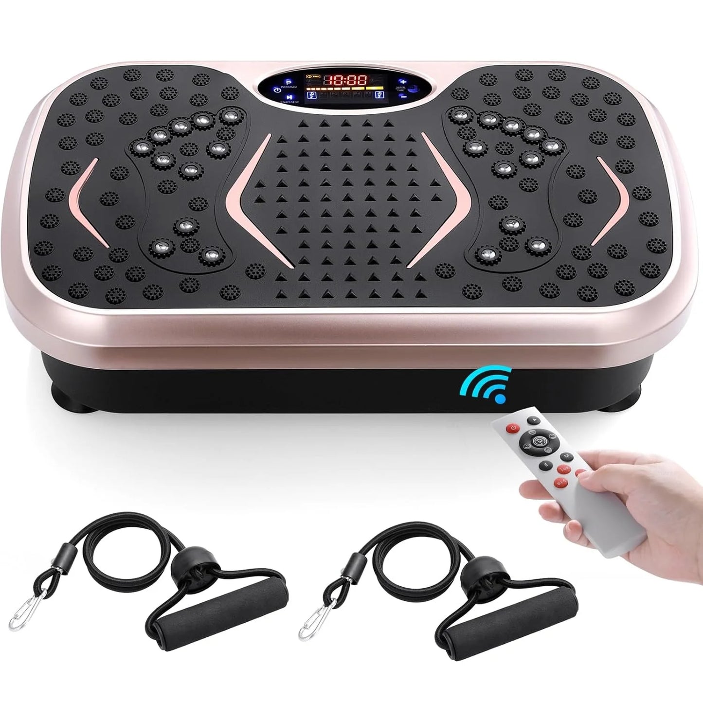 Vibration Plate, Fitness Vibration Board for Home, Full Body Exercise Machine, Fat Burning & Body Shaper