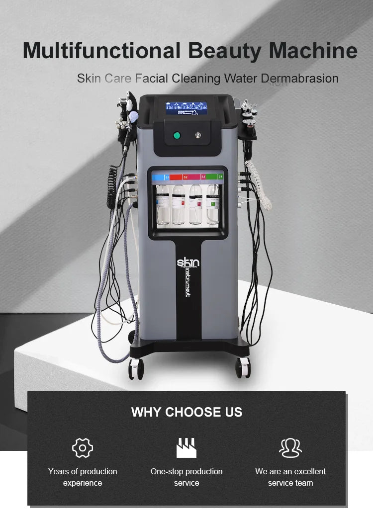 Hydra aqua 10 in 1, facial peeling diamond, dermabrasion facial machine skim Care