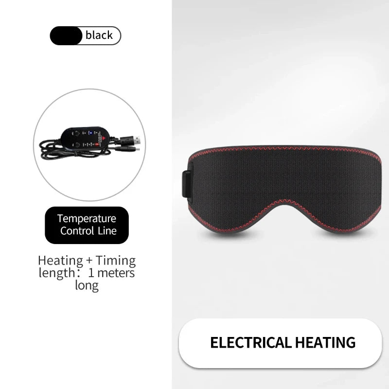 Heated Eye Mask, for Dry Eyes, and Dark Circles, 3 Heat Levels