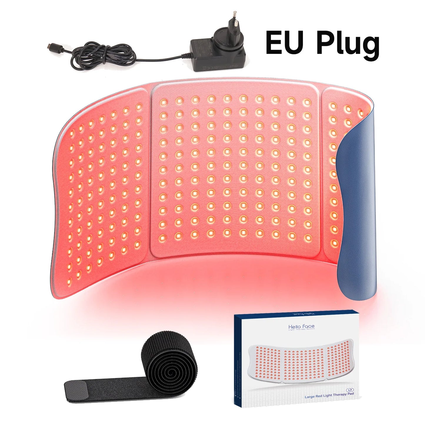 Large Red Light Mat, Portable, 660nm & 850nm Extra Long 30''x12'' Red Light for Body