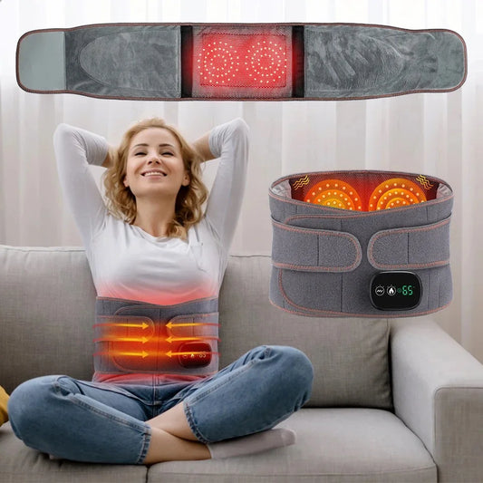 Infrared Heating Waist Massager, Electric Belt Vibration,