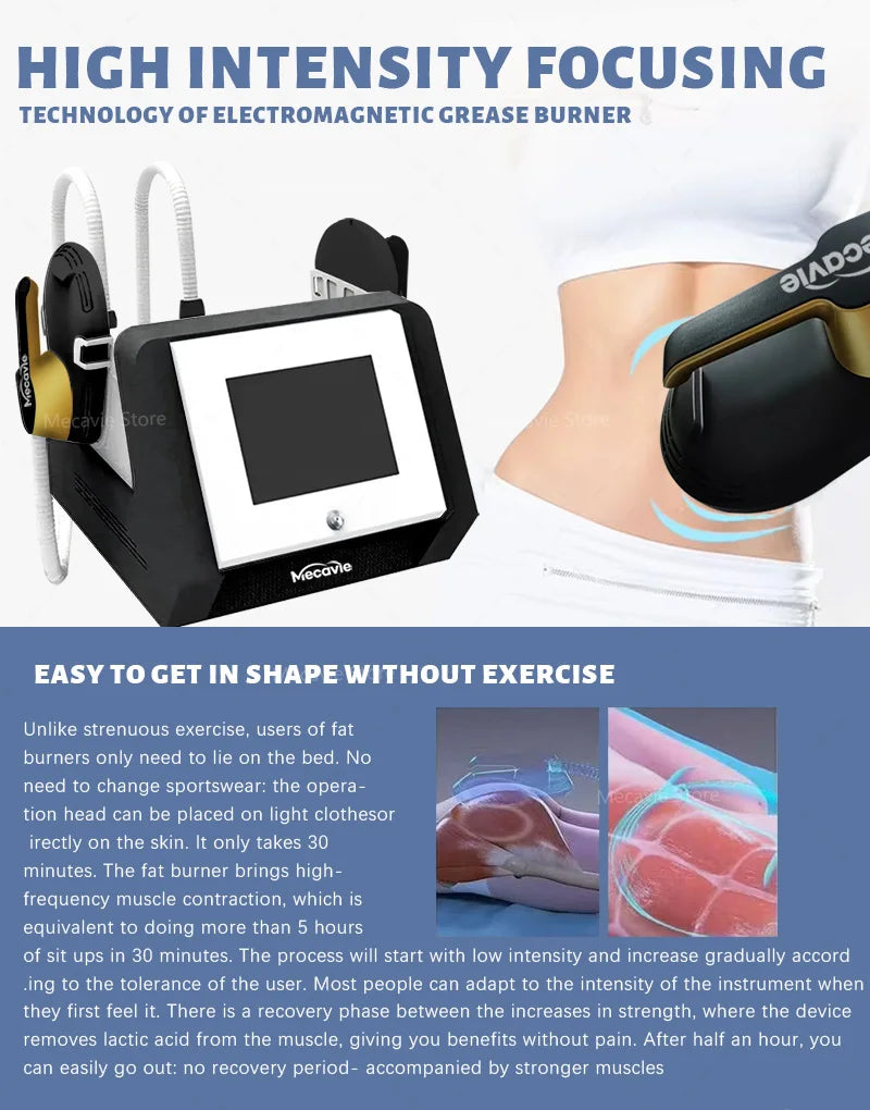 Muscle Builder, Slimming Trainer, Features 6500W Body Contouring, Buttock Lifting, Fitness Equipment