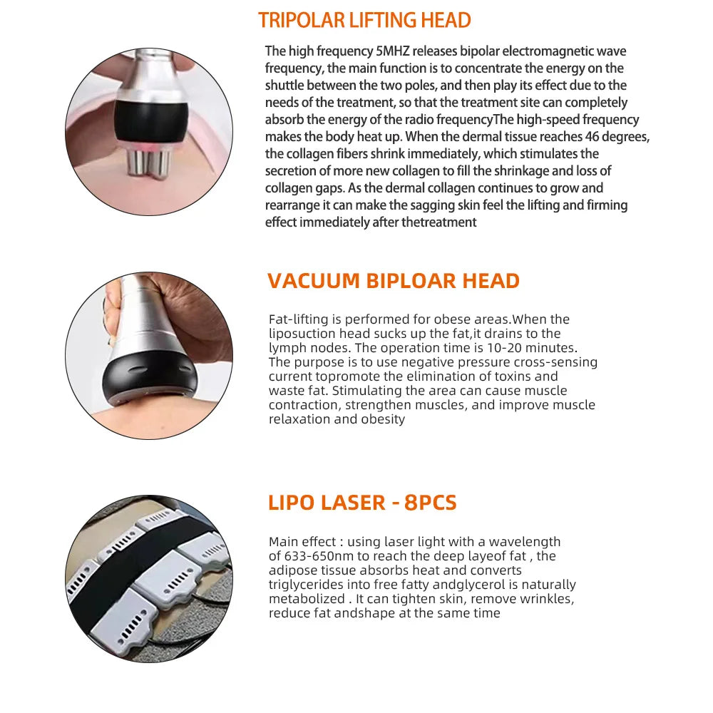 Missheart 6-in-1 Professional  KIM 8 40K Cavitation Machine （Fast Shipping)