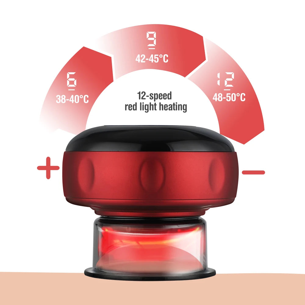 Intelligent Vacuum Cupping Massage, Electric Heating, Physical Fatigue Relieve Health Guasha Cans
