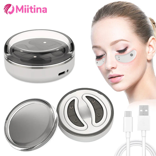 EMS Pulse Micro current, Relieve Fatigue, Reduce Dark Circles, Lines, Swelling, Anti-Wrinkle