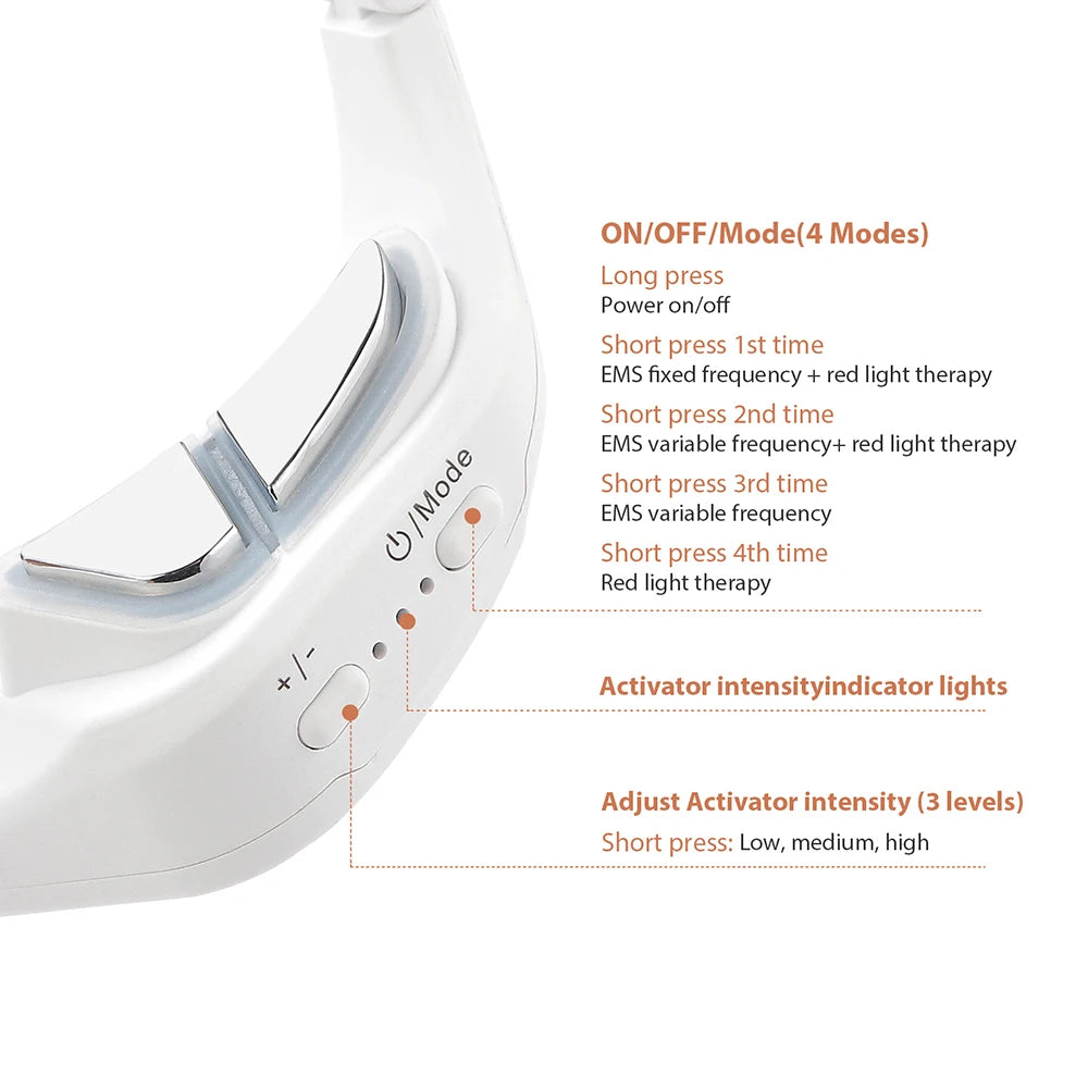 3D Eyes Relax Massager, Red Light, Fine Line Relax Massager for Dark Circles