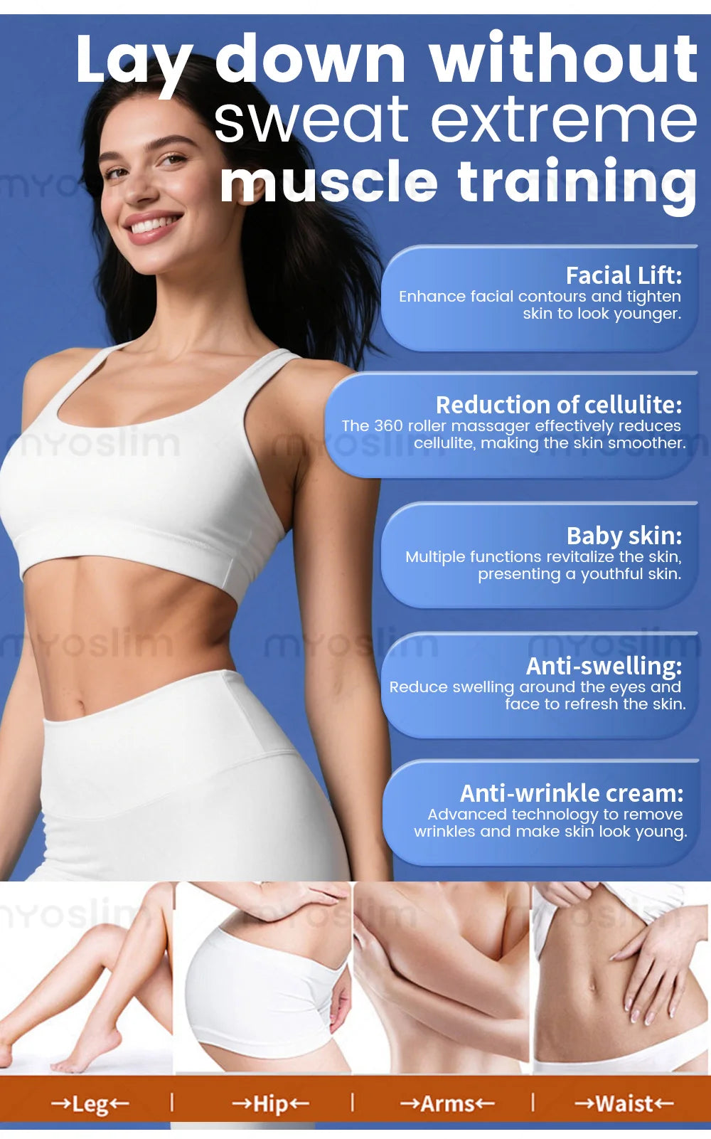 New Pro 3 Handles, Micro Wave 80% Fat Reduction, Safe Weight Loss, Eliminate Double Chin Removal