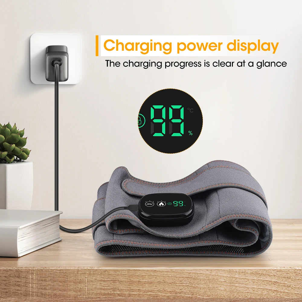 Infrared Heating Waist Massager, Electric Belt Vibration,