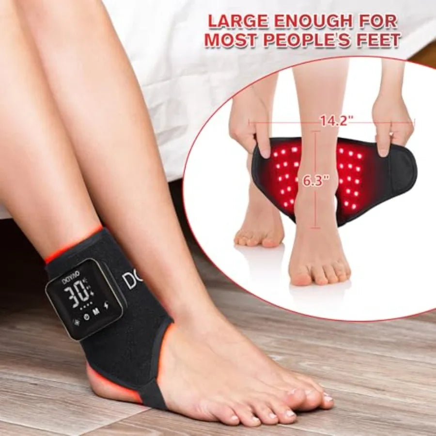Cordless Red Light Therapy for Ankle, and Wrists Light with 660nm and 850nm