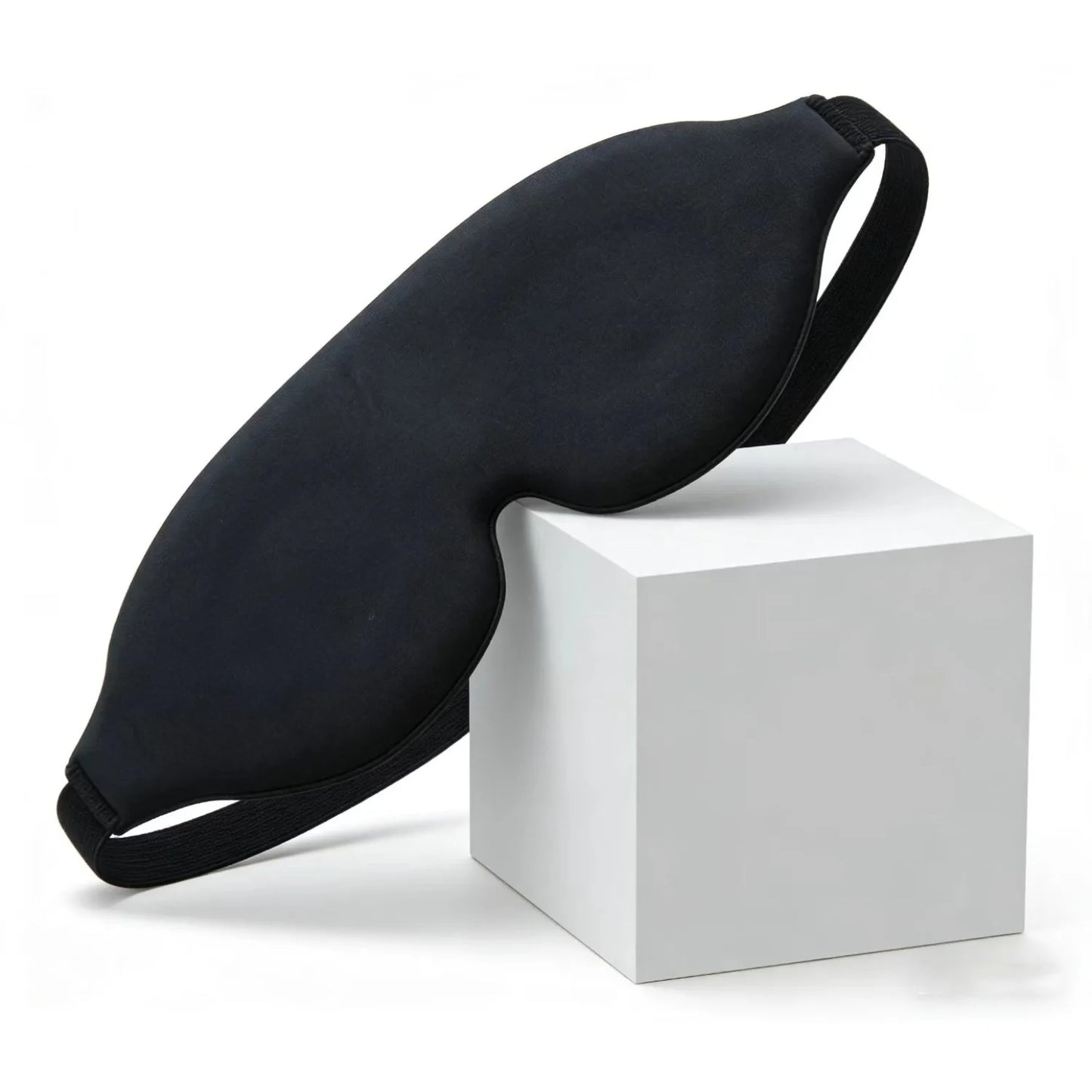3D foam eye mask, unisex, simple light-blocking, with a nose pad, suitable for sleep, relieving eye fatigue.