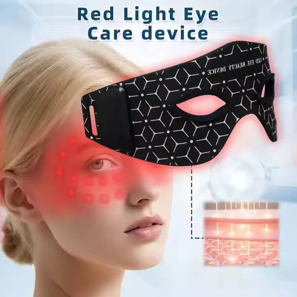 Eye Mask, Eye Bags Remover, Infrared Red Light Therapy