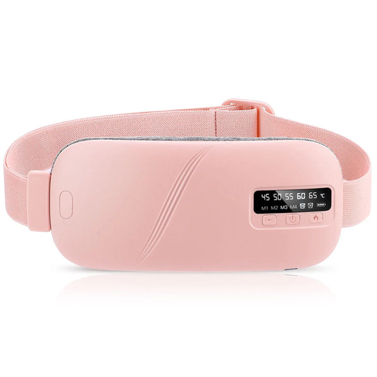 5 Modes, Electric Belt, Heating Vibration, Waist Massage, Balance Women Menstrual, Heating Pad for for Cramps Period Relief