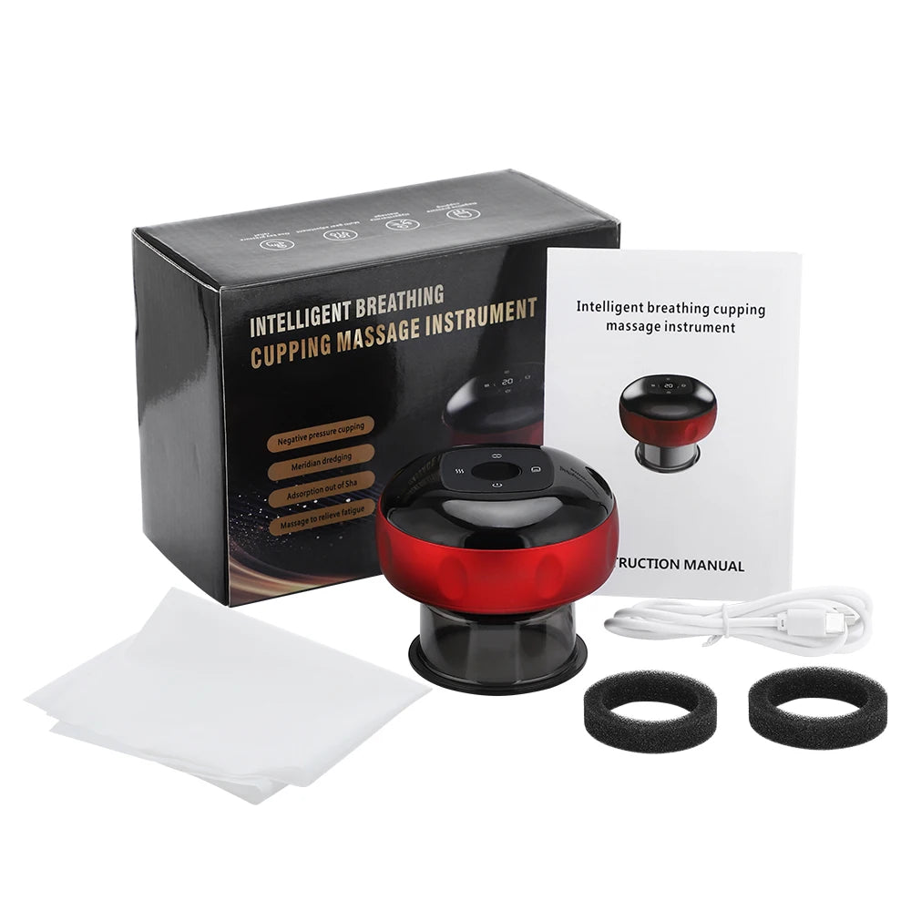Intelligent Vacuum Cupping Massage, Electric Heating, Physical Fatigue Relieve Health Guasha Cans