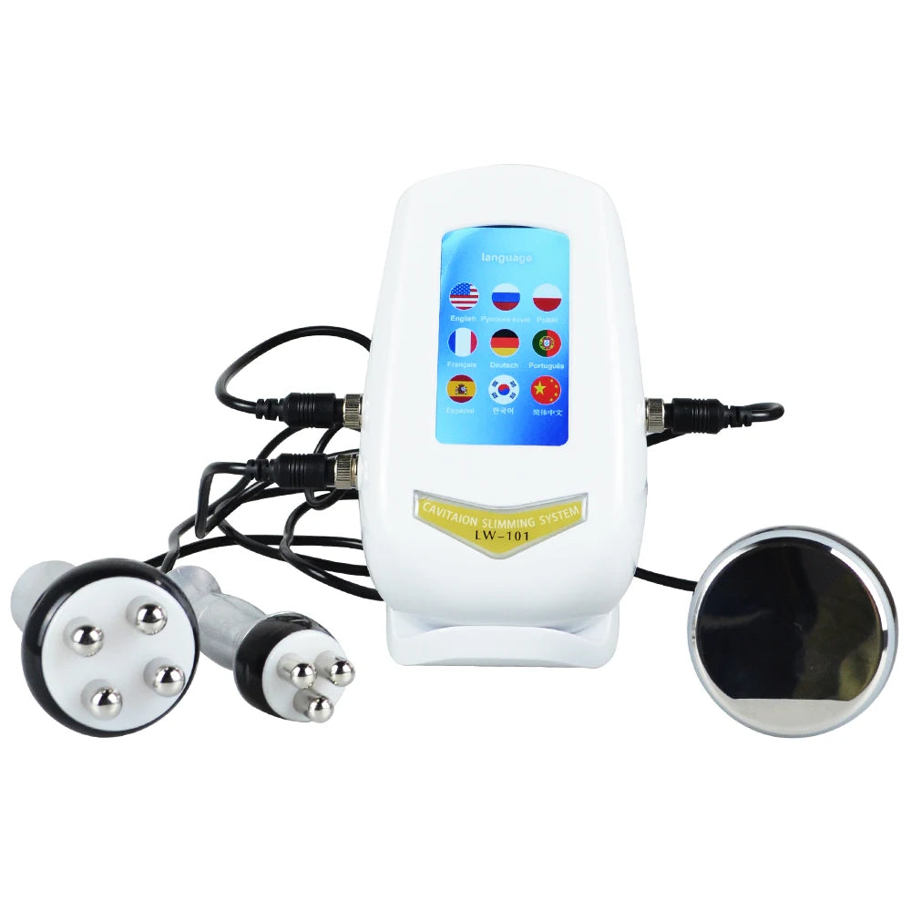 Beauty Body Slimming Massager, Cavitation Machine, Multi-Functional Device, Face Body Tightening, Lifting Spa Skincare Tool