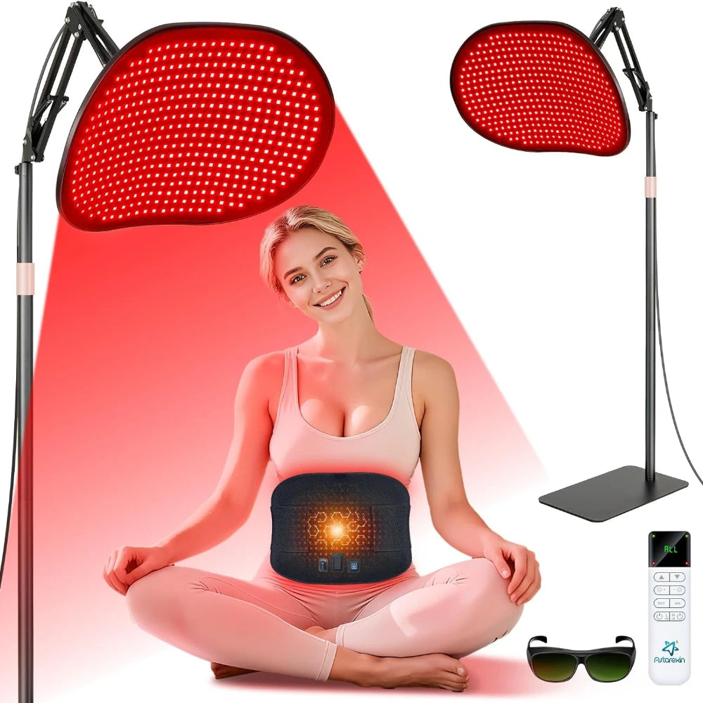 Red Light Therapy Bracket Light Mat 2-in-1 Relieve Muscle Pain For Full Body