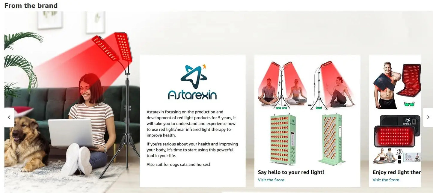 Red Light Therapy Lamp For Full Body, Stress Relief Daily Skin Care 660nm 850nm