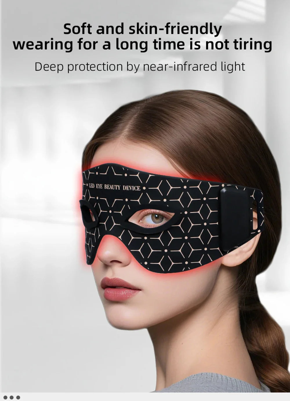 Eye Mask, Eye Bags Remover, Infrared Red Light Therapy