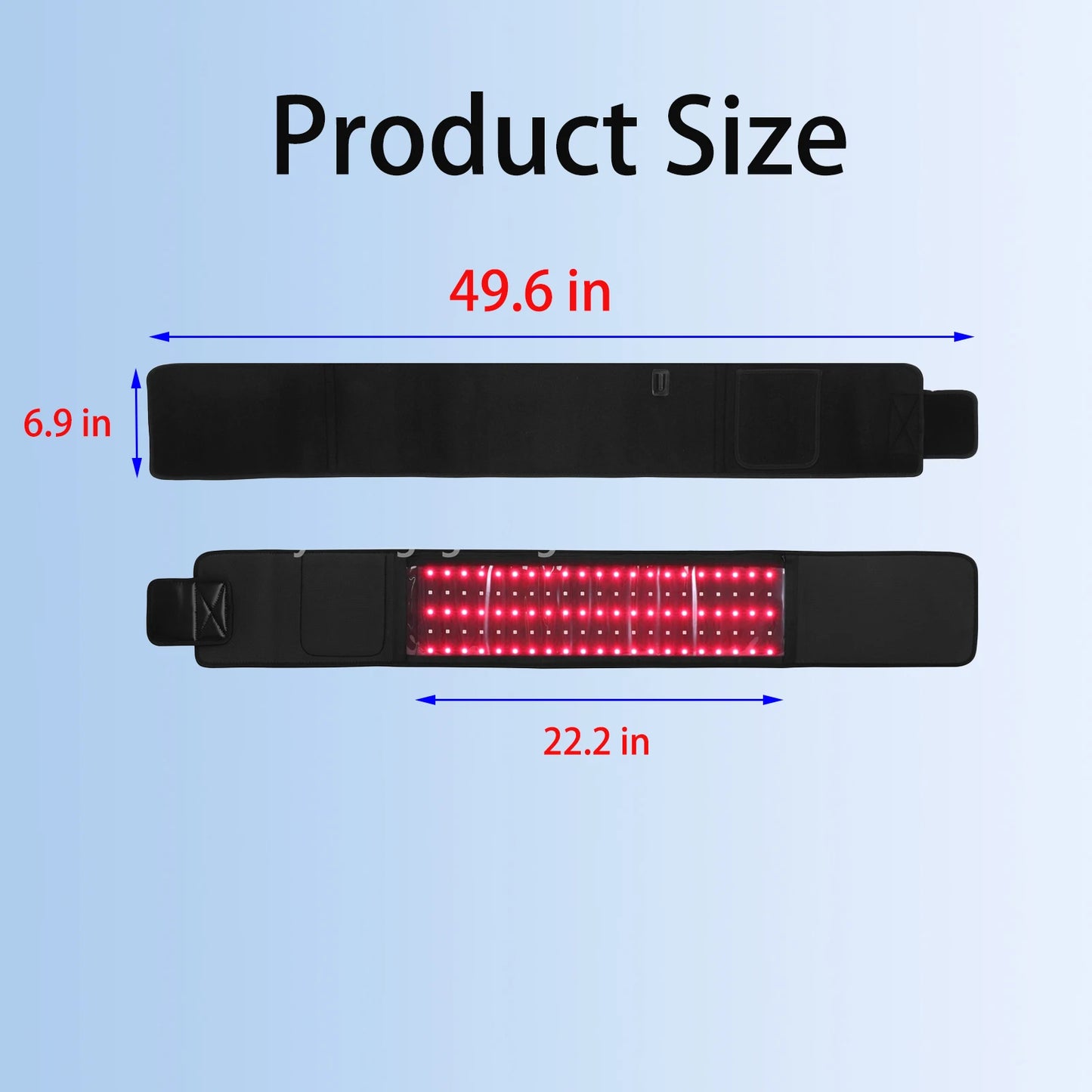 Red Light Therapy Belt, Burn Fat, Slimming Waist, Heat Pad, Full Body
