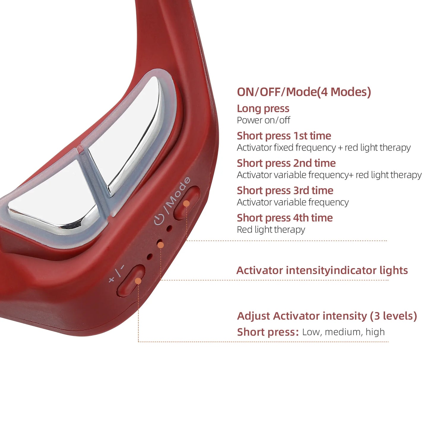 Under-Eye Massager, 3D Anti-Aging, EMS Eyes Relaxation, Remove Dark Circles