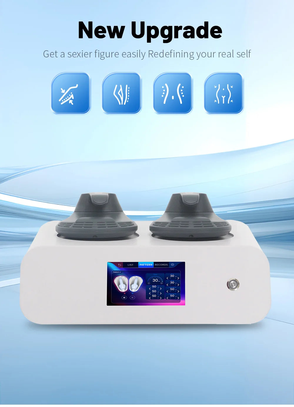Muscle Stimulator, Body Sculpting, Portable Machine, Weight Lose Electromagnetic